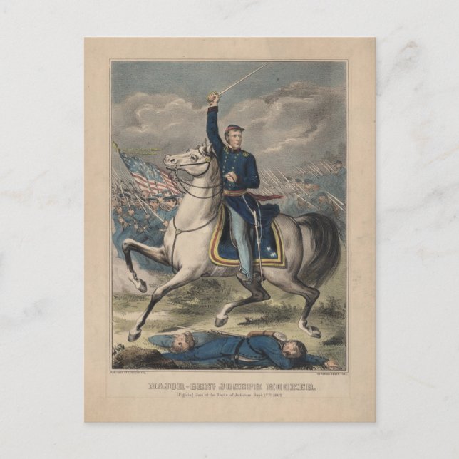 Cartão Postal Joseph Hooker (Frente)