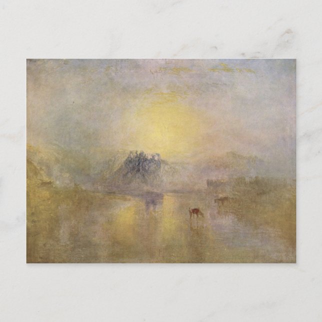 Cartão Postal Joseph Mallord Turner - Castelo Norham (Frente)