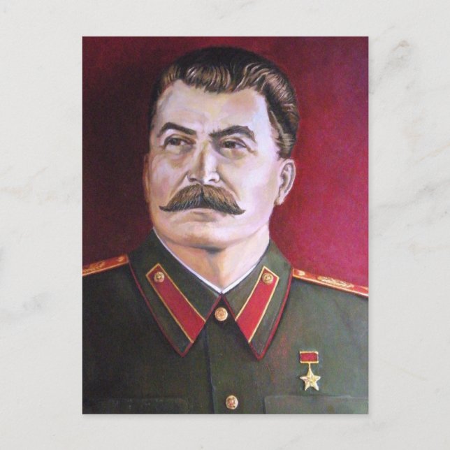 Cartão Postal Joseph Stalin (Frente)