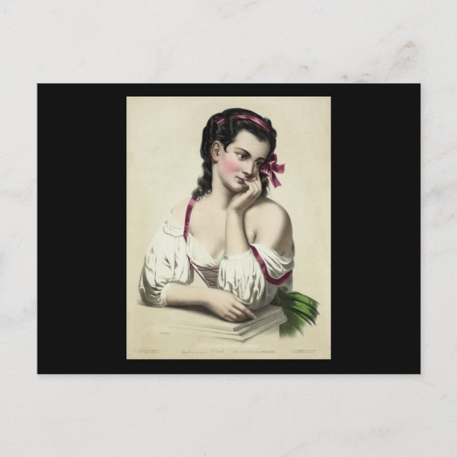 Cartão Postal Josephine Ducollet - Reverie, depois de Fantin Lat (Frente)