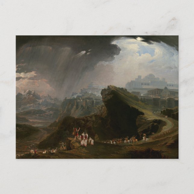 Cartão Postal Joshua e a Batalha de Gibeon (Frente)