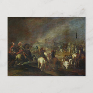 Cartão Postal Joshua nas paredes de Jericho