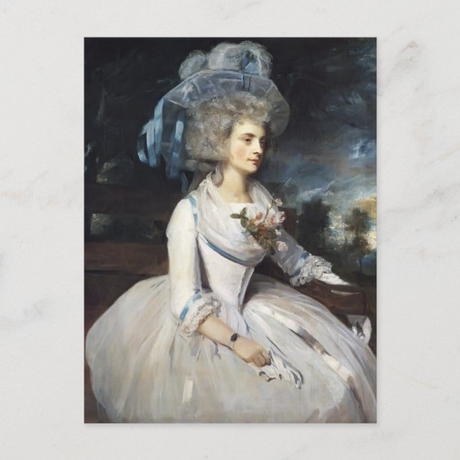 Cartão Postal Joshua Reynolds - Lady Skipwith (Frente)