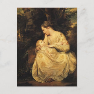 Cartão Postal Joshua Reynolds- Susanna Hoare e Child