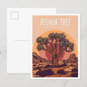 Cartão Postal Joshua Tree National Park California Viagem
