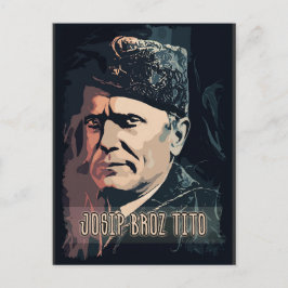 Cartão Postal Josip Broz Tito Presidente da Jugoslávia SFRJ