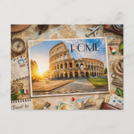 Cartão Postal Journey to Rome – The Eternal City