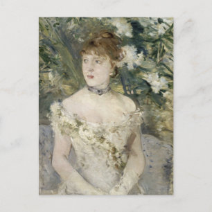 Cartão Postal Jovem Garota em um Palhaço Berthe Morisot
