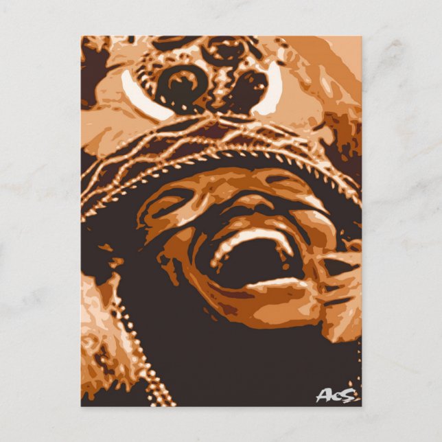 CARTÃO POSTAL JOY DANCE DE ORISHA (Frente)