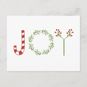 Cartão Postal Joy de Natal