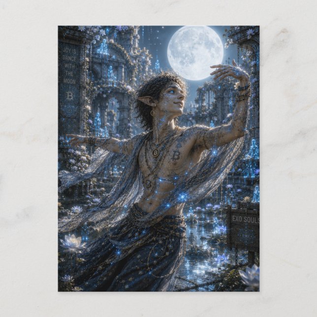 Cartão Postal Joy / Moon Dancer / Lunar Garden (Frente)