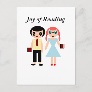 Cartão Postal Joy of Reading