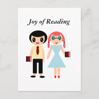 Cartão Postal Joy of Reading