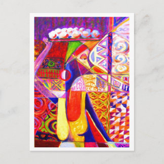 Cartão Postal JOY OF TRADING Postcard BY MOJI GBADAMOSI OKUBULE