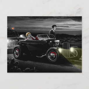 Cartão Postal Joy Ride B&W