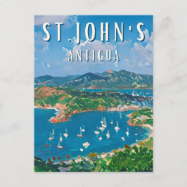 Cartão Postal Joyau des Caraïbes : Saint John's