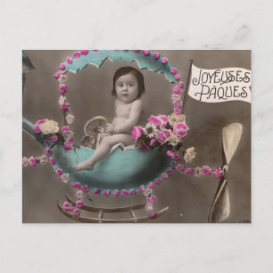 Cartão Postal Joyeuse Paques