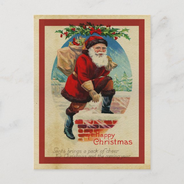 Cartão Postal Joyeux Noël (Frente)