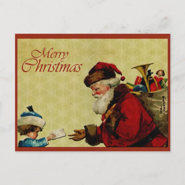 Cartão Postal Joyeux Noël (Frente)