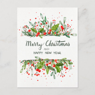 CARTÃO POSTAL JOYEUX NOËL ET BONNE ANNÉE