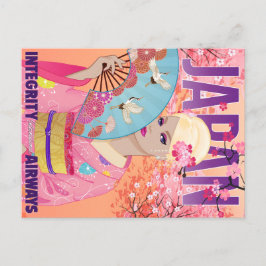 Cartão Postal Joyful in Japan