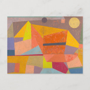Cartão Postal "Joyful Mountain Landscape" de Paul Klee