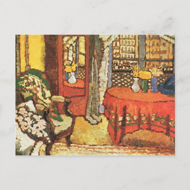 Cartão Postal Jozsef Rippl-Ronai - Paris Interior (Frente)