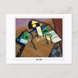 Cartão Postal Juan Gris #12 - Cartão-postal de arte