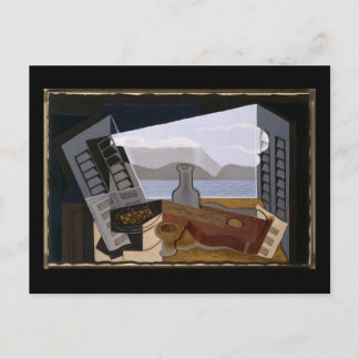 Cartão Postal Juan Gris A Janela Aberta