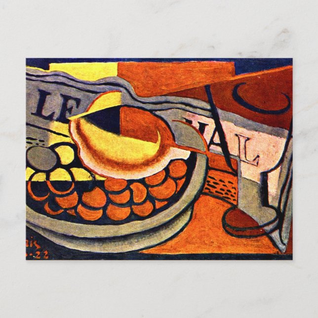 Cartão Postal Juan Gris - O limão (Frente)