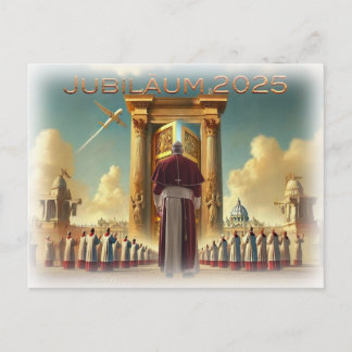 Cartão Postal Jubiläum 2025, Vatikan, Reisesouvenir Geschenkide.