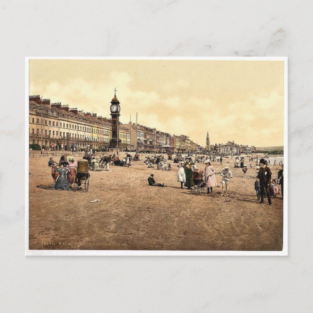 Cartão Postal Jubilee Clock Tower, Weymouth, Pho clássico da Ing (Frente)