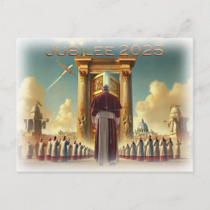 Cartão Postal Jubileu de 2025, Vaticano, viagem souvenir, ideia