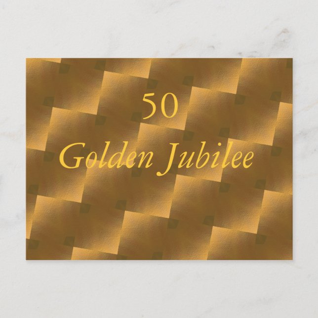 Cartão Postal Jubileu de Ouro (Frente)