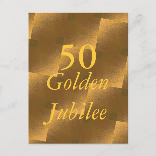 Cartão Postal Jubileu de Ouro (Frente)