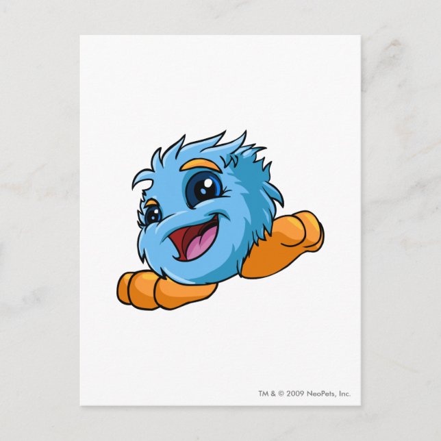 Cartão Postal JubJub Azul (Frente)