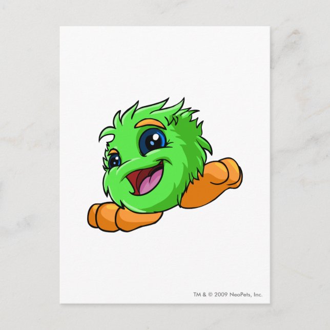Cartão Postal JubJub Green (Frente)