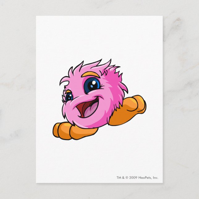 Cartão Postal JubJub Rosa (Frente)