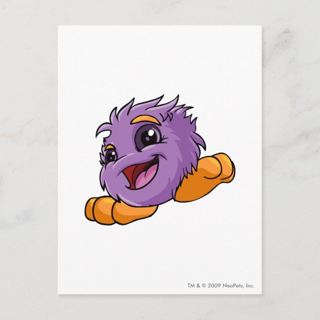 Cartão Postal JubJub Roxo (Frente)