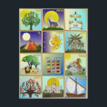 Cartão Postal Judaica 12 Tribos de Arte de Israel<br><div class="desc">Você está vendo a coleção de Design Lee Hiller. Roupa,  Ofertas e Coleções Lee Hiller Fotografia ou Coleção de Arte Digital. Você pode ver sua fotografia da Nature em http://HikeOurPlanet.com/ e seguir seu blog de caminhada no Hot Primavera National Park.</div>