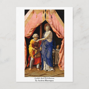 Cartão Postal Judith E Holofernes Por Andrea Mantegna