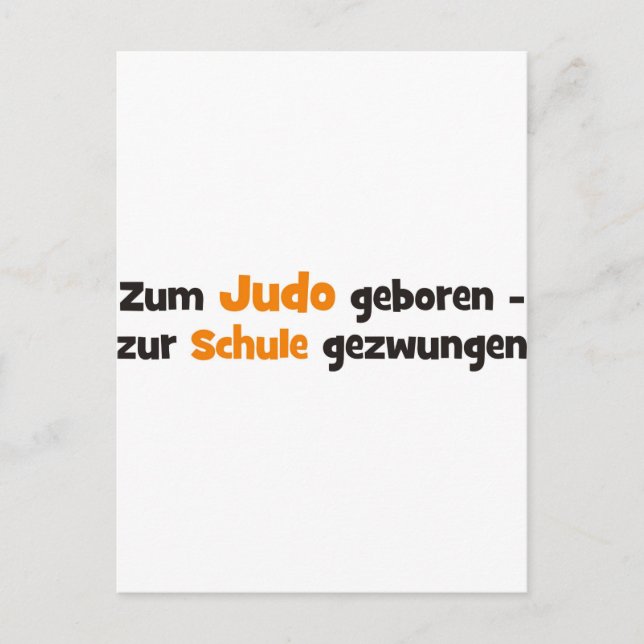 Cartão Postal Judo (Frente)