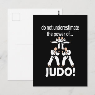Cartão Postal Judo Martial Arts Autodefesa Taekwondo Judo