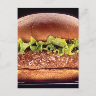 Cartão Postal Juicy Hamburger
