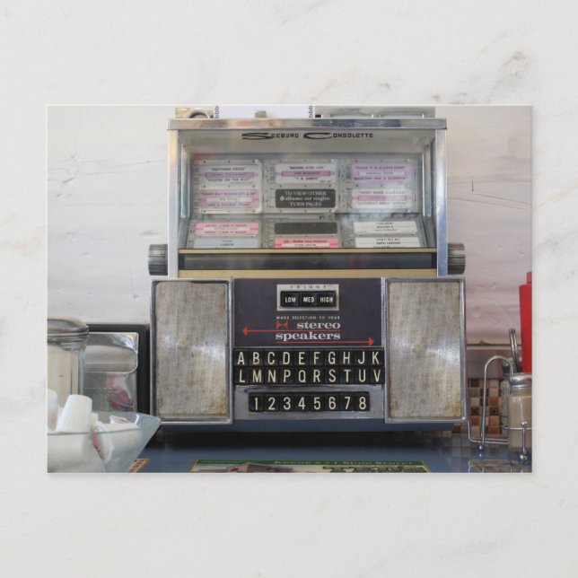 Cartão postal Jukebox (Frente)