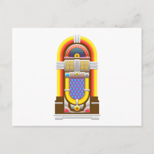 Cartão Postal jukebox antiquada