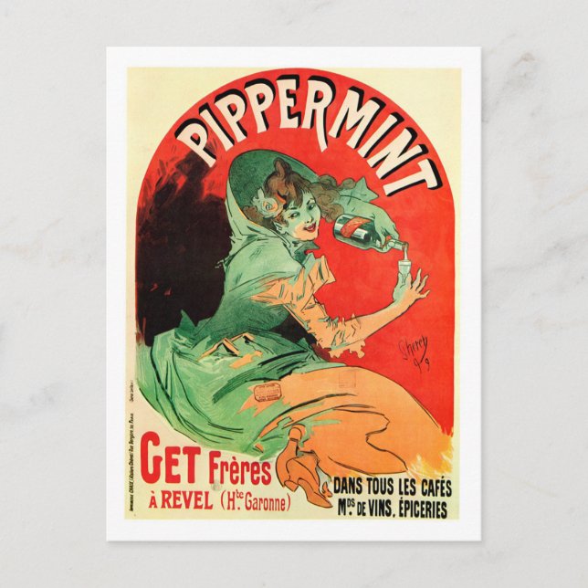 Cartão Postal Jules Cheret Postcard (Frente)