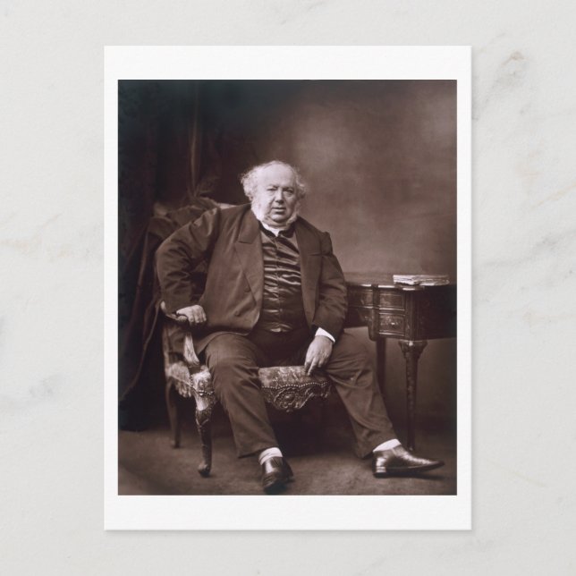 Cartão Postal Jules Janin (1804-74), de 'Galerie Contemporaine (Frente)