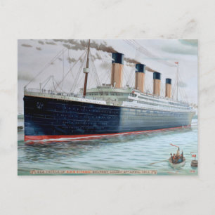Cartão Postal Julgamentos no Mar do Titanic