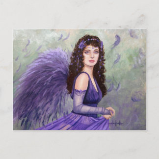 Cartão Postal Julho Fada pelo artista da Fantasia Lori Karels